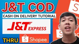 PAANO MAG COD SA JampT EXPRESS  SHOPEE JampT CASH ON DELIVERY TUTORIAL [upl. by Annaet131]