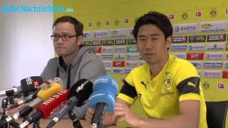 PoolInterview mit BVBSpieler Shinji Kagawa [upl. by Angell871]