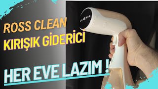 ROSS CLEAN ELİTE KIRIŞİK GİDERİCİ  BUHARLİ ÜTÜ  Fiyat performans ürünü her eve lazım [upl. by Asaph]