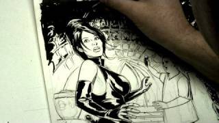 Creating Comic Books  White Ink amp Pen on Your Comic Book [upl. by As]