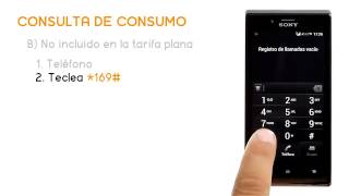 Tutorial SONY XPERIA J  Consulta de consumo Jazztel [upl. by Tesler]