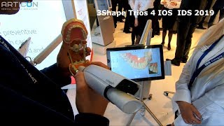 IDS 2019  Стенд 3Shape новый Trios 4 интраоральный сканнер [upl. by Philina]