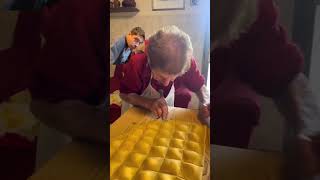 Some real ravioli skills from piattitipici food ravioli pasta cooking [upl. by Schoof]