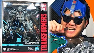 UNBOXING Blackout Transformers Studio Series Leader Class [upl. by Ylremik]