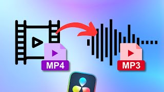 Audiospur aus Video EXTRAHIEREN  mit einem Klick in Davinci Resolve 19 [upl. by Bret943]