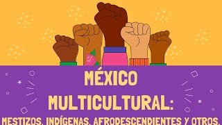 MÉXICO MULTICULTURAL MESTIZOS INDÍGENAS AFRODESCENDIENTES EURODESCENDIENTES ÁRABES ASIÁTICOS [upl. by Arbba]