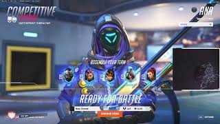 71 Accuracy Gale Ana Overwatch 2 Season 8 Gameplay Top 500 [upl. by Latterll]