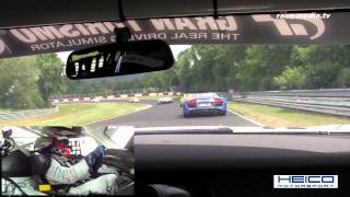 Mercedes Benz SLS AMG GT3 NLS VLN 4 Lauf 2011 Onboard Nürburgring Nordschleife HEICO Motorsport [upl. by Rior]