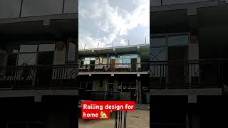 Railing design for home 🏡🏡hardwork construction homedecor homedesign [upl. by Sherye]