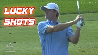 Luckiest Shots in Golf History 1 in a Million [upl. by Alekram566]