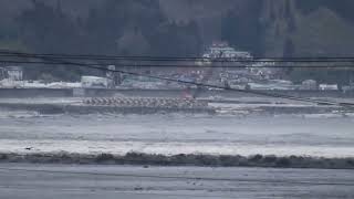 Tsunami Hits Akamae District Miyako City 3112011 ExtendedHigherQ [upl. by Itoyj185]