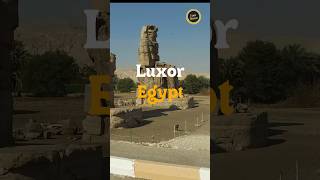 Pharaoh Amenhotep III statue travel egypt shorts [upl. by Haden421]