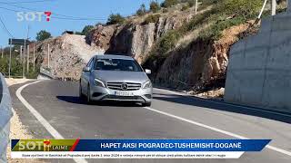 Pogradec Hapet aksi Pogradec  Tushemisht  Doganë  Lajme Sot 7 [upl. by Aihsit]