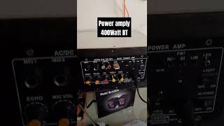 Power Amplifier 400watt BT Karaoke [upl. by Lady]