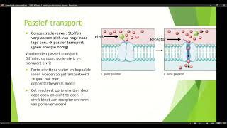 Klas 4 VWO Thema 1 Inleiding in de biologie basisstof 5 Transport door membranen deel 4 [upl. by Dayle]