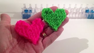 Rainbow loom Nederlands Mini Mural hart heart [upl. by Brey]