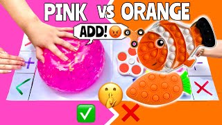 FIDGET TRADING  PINK 💖 VS ORANGE 🍑I SCAMMED HER 🤫 [upl. by Letsirk]