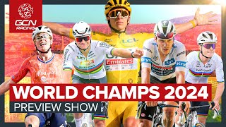 Who Will Win The 2024 UCI World Championships  GCN Racing Preview Show [upl. by Esinert]