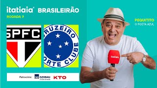 SÃO PAULO X CRUZEIRO AO VIVO NA ITATIAIA  REACT DO BRASILEIRÃO 2024 [upl. by Odoric1]