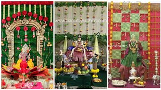 25 Latest Varalakshmi Vratham Decoration Ideas 2024 Varalakshmi Pooja Decoration 2024 [upl. by Parnas615]