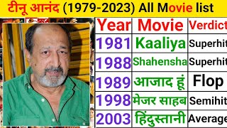 Director Tinu Anand All movie list box office collection  director Tinnu Anand movie [upl. by Ferdinana]