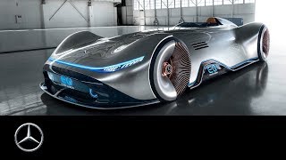 MercedesBenz Vision EQ Silver Arrow Show car world premiere [upl. by Orsay]