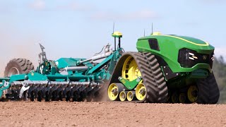 Autonomous Electric Tractor  Future of Farming  John Deere [upl. by Annayehc]