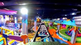 รถไฟเหาะ  Roller Coaster  สวนสนุก YoYo Land ซีคอนศรีนครินทร์ [upl. by Elvyn]