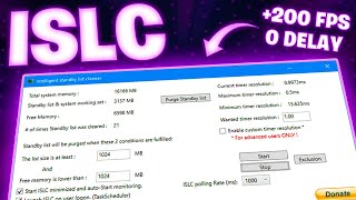 ISLC Intelligent Standby List Cleaner  Full Setup guide to Increase FPS and Reduce delay [upl. by Maressa]