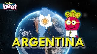 🇦🇷 ARGENTINA MAPA  Paises y Banderas del Mundo [upl. by Melgar]