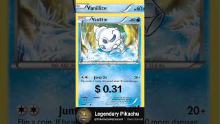 TOP RARE CARD VANILLITE POKEMON pokemon tcgshorts pokemoncards tcgpokemon pokemongo pokémon [upl. by Bonnie]