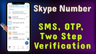 Skype Number works for SMS OTP Two Step verification for Amazon account  Skype Number Cost [upl. by Hgielrebmik]