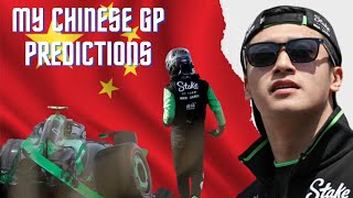 WILL HE CRASH AGAIN  My Predictions for the 2024 Chinese Grand Prix [upl. by Brandise]