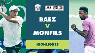 Sebastian Baez vs Gael Monfils Highlights  Rolex Shanghai Masters 2024 [upl. by Holly-Anne754]