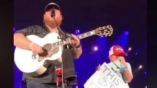 Luke Combs Fan Starts Sobbing On Stage [upl. by Betz]