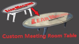 Designing and Manufacturing Our Own Custom Meeting Room Table [upl. by Thomey]