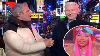 Anderson Cooper’s hilarious reaction to Nicki Minaj’s New Year’s resolution goes viral [upl. by Sandra]