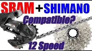 Shimano Ultegra 12 Speed with SRAM Force AXS Derailleurs  Will It Work [upl. by Nya]