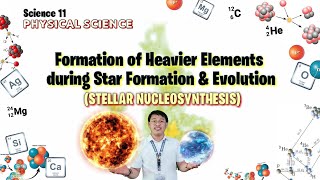 FORMATION OF HEAVIER ELEMENTS  STELLAR NUCLEOSYNTHESIS  SCIENCE 11  PHYSICAL SCIENCE [upl. by Nered]