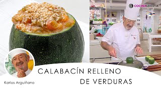 CALABACINES RELLENOS 🥒​ Receta vegetariana muy FÁCIL de Karlos Arguiñano 👨🏻‍🍳​ Cocina Abierta [upl. by Danas]