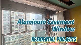 Residential Projects Aluminum Casement Window Supplier [upl. by Lemmie]