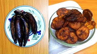 How To Make Fried Plantains  Recipes Using Ripe Plantains  OverRipe Plantains Recipe [upl. by Lletnuahs]