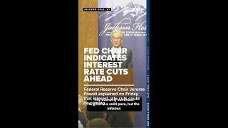 Fed Chair indicates interest rate cuts ahead [upl. by Bopp142]