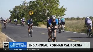 2nd Ironman California triathlon takes place Sunday [upl. by Ettenuahs]