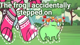 I accidentally Stepped on a frog  Popee the performer  Gacha Meme [upl. by Leumhs137]