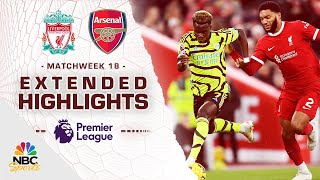 Arsenal v Liverpool  PREMIER LEAGUE HIGHLIGHTS  12232023  NBC Sports [upl. by Allets556]