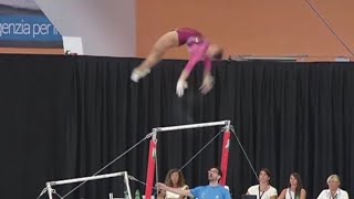 Manila Esposito ITA  Uneven Bars Final Nabieva  2023 Italian Championships Assoluti [upl. by Jaime993]