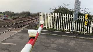 Alarm Still Dodgy Penybedd Level Crossing Carmarthenshire 291024 [upl. by Borreri]