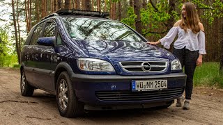 Roomtour 12  Opel Zafira  wenig Platz alles dabei – im selbstausgebauten Minicamper um die 🌎 [upl. by Ennayk]