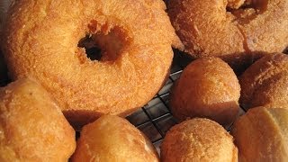 OLD FASHIONED CAKE DOUGHNUTS  How to make CAKE DONUTS Recipe [upl. by Anauqes]